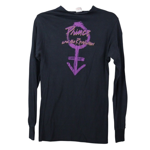 Prince and the Revolution Shirt Sz Small Vintage 1980s Crewneck Long Sleeve RARE - Picture 7 of 11